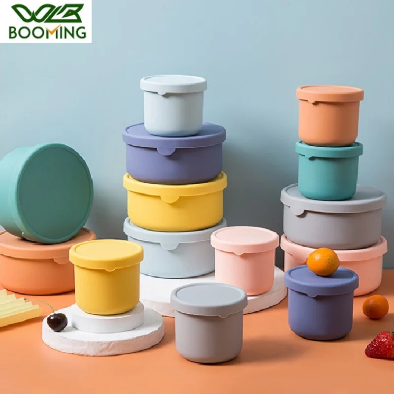 WBBOOMING Silicone Lunch Box Set Vegetables Fruits Refrigerator Fresh-keeping Box Portable Sealed Student Office Insulated Boxes
WBBOOMING Silicone Lunch Box Set Vegetables Fruits Refrigerator Fresh-keeping Box Portable Sealed Student Office Insulated Boxes