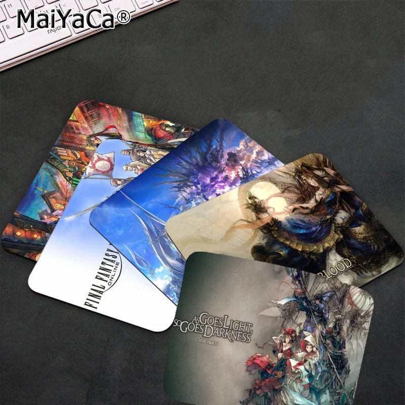 MaiYaCa пользовательский кожаный последний фантазия маленький коврик для мыши ПК