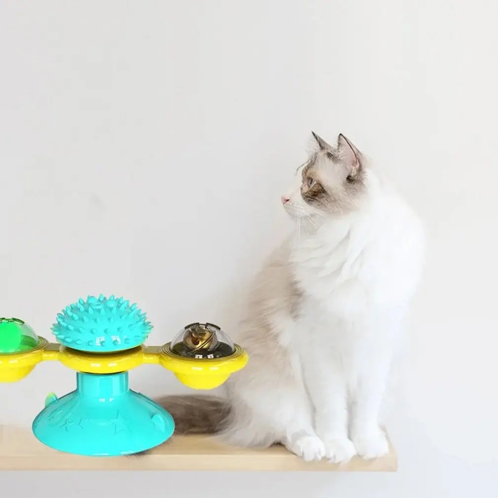 Cat Windmill Toy Funny Massage Rotatable Cat Toys With Catnip LED Ball Teeth Cleaning Pet Products for Dropshipping
Cat Windmill Toy Funny Massage Rotatable Cat Toys With Catnip LED Ball Teeth Cleaning Pet Products for Dropshipping
