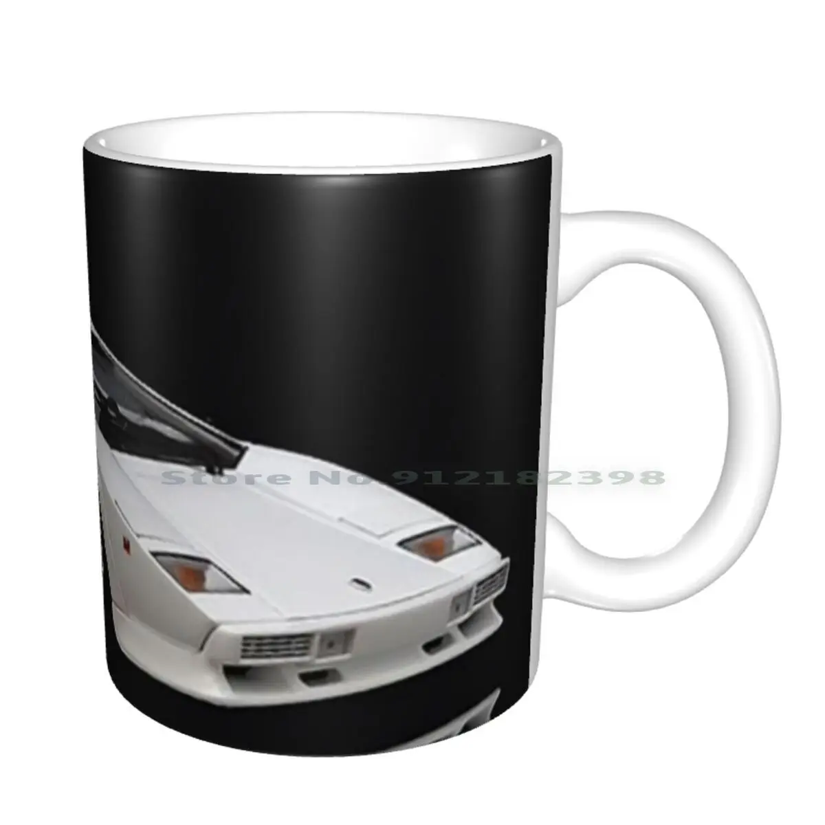 Белые классические автомобильные керамические кружки кофейные чашки Кружка для