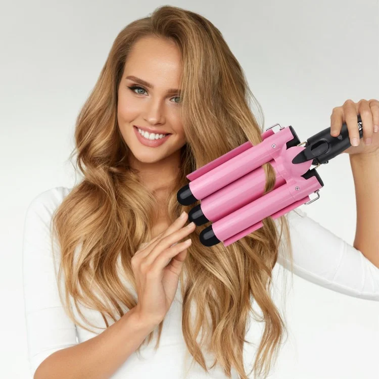 Upgrade 3-tube Working Type Curling Iron, Egg Roll Curling Iron, Instant Noodle Hairstyle Wavy Small Curl Flat Iron,styling Tool
Upgrade 3-tube Working Type Curling Iron, Egg Roll Curling Iron, Instant Noodle Hairstyle Wavy Small Curl Flat Iron,styling Tool