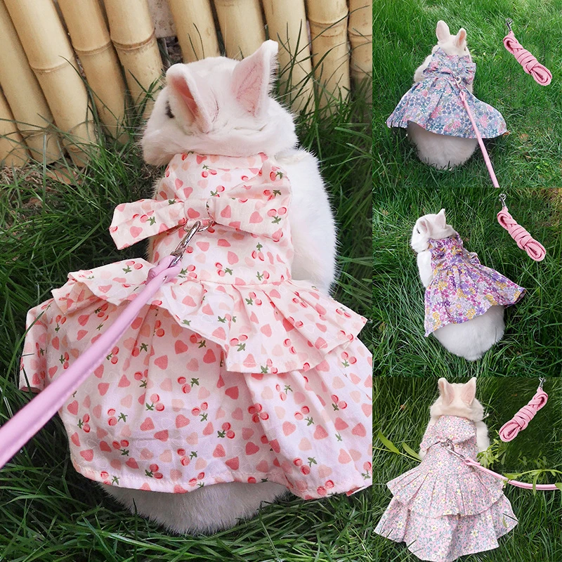 Universal Pet Supplies Small Fresh Cute Sweet Pet Skirt Korean Style Universal Rabbit Floral Skirt Small Fresh Pet Dress 
Universal Pet Supplies Small Fresh Cute Sweet Pet Skirt Korean Style Universal Rabbit Floral Skirt Small Fresh Pet Dress