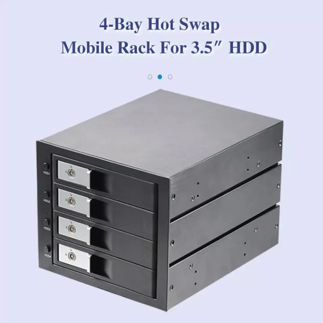 3.5 inch 4-bay hard Drives for 5.25 inch Tray less Hot Swap SATA HDD Mobile Rack Enclosure Case LED Indicators
3.5 inch 4-bay hard Drives for 5.25 inch Tray less Hot Swap SATA HDD Mobile Rack Enclosure Case LED Indicators