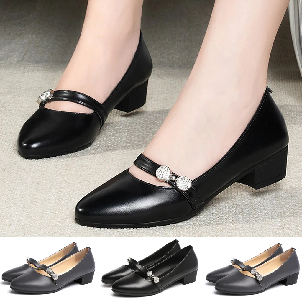 Shoes Woman Solid Color Round Head Rhinestone Wedge Mid Heel Loose Black Round Toe Slip-On Fashionable Shoes Woman Casual
Shoes Woman Solid Color Round Head Rhinestone Wedge Mid Heel Loose Black Round Toe Slip-On Fashionable Shoes Woman Casual