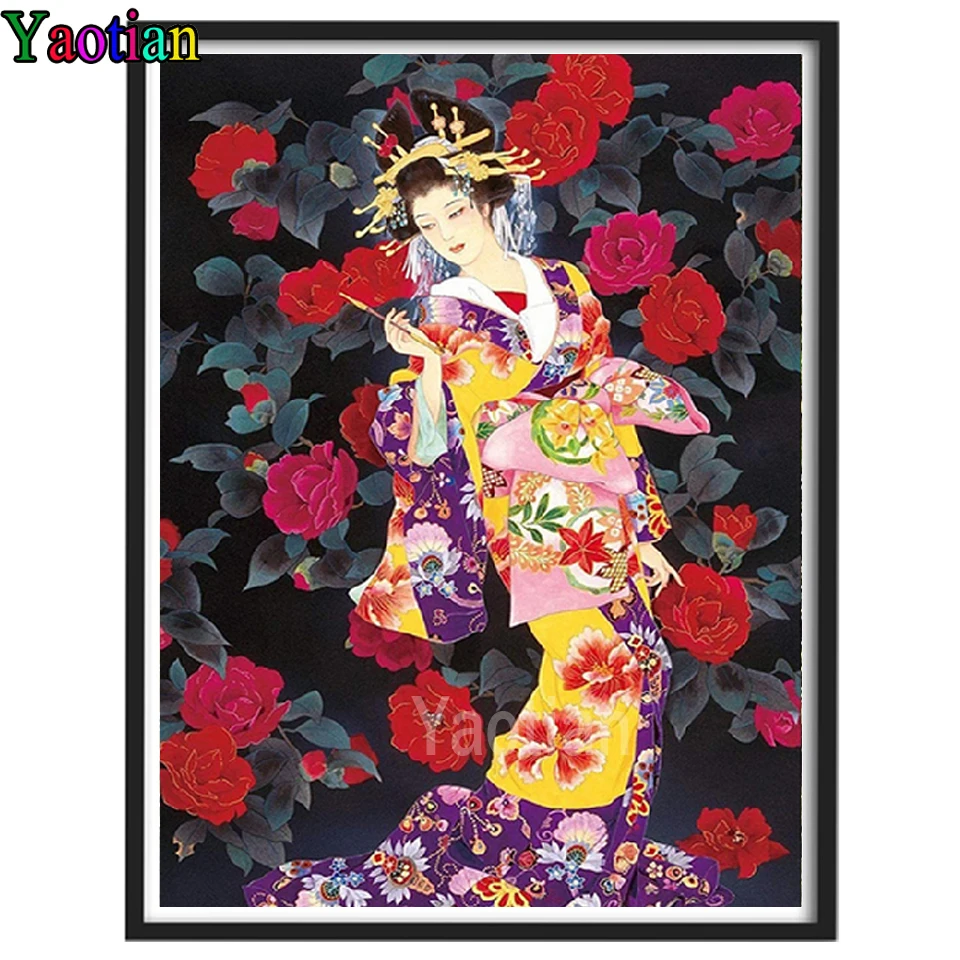 DIY 5D Diamond Painting Full Square/Round Japanese Geisha Woman Diamond Embroidery Cross Stitch Mosaic Decoration Home Art
DIY 5D Diamond Painting Full Square/Round Japanese Geisha Woman Diamond Embroidery Cross Stitch Mosaic Decoration Home Art
