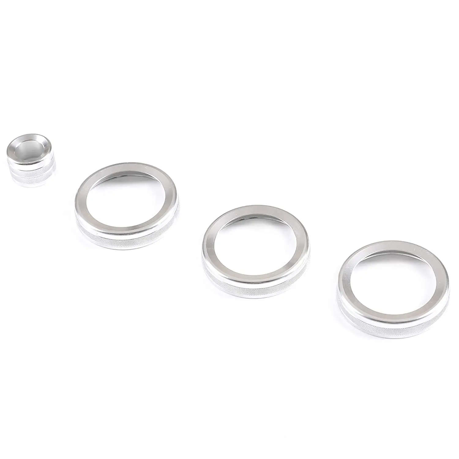 Aluminum Alloy Car Interior Console Air Conditioning Buttons Circle Trim for LR RangeRover Evoque 2012-2018 Accessories (Silver)
Aluminum Alloy Car Interior Console Air Conditioning Buttons Circle Trim for LR RangeRover Evoque 2012-2018 Accessories (Silver)
