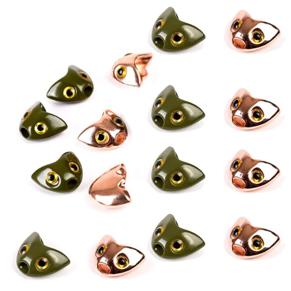 8pcs/set Fly Tying Fish Skulpin Head Flier DIY Jig Beads Streamer Heads Fish-Skull Baitfish Profile Pesca Iscas Fishing Tackle
8pcs/set Fly Tying Fish Skulpin Head Flier DIY Jig Beads Streamer Heads Fish-Skull Baitfish Profile Pesca Iscas Fishing Tackle