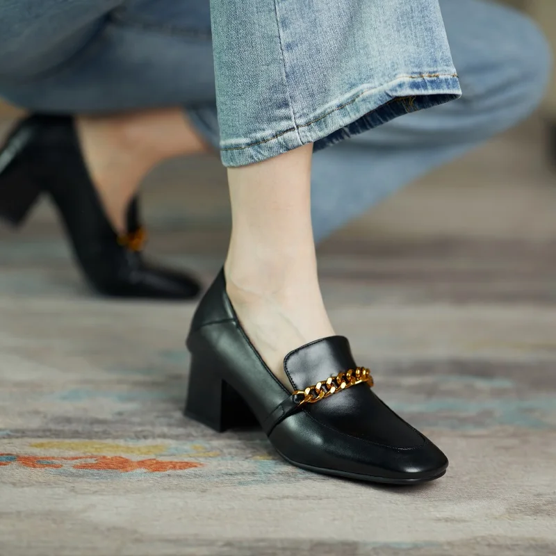 2021 new designer thick high heel square toe metal chain woman shoes pumps elegant office ladies shoes zapatos de mujer footwear
2021 new designer thick high heel square toe metal chain woman shoes pumps elegant office ladies shoes zapatos de mujer footwear