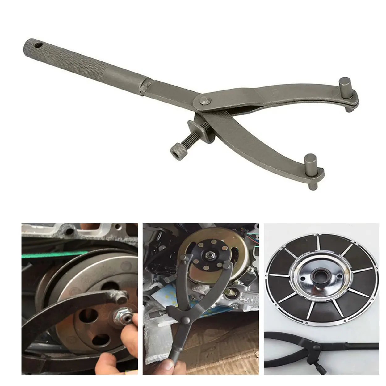 Adjustable Y-Type Flywheel Wrench Scooter Belt Disc Magneto Fixing Clip Flywheel Caliper Motorcycle Clutch Pulley Sprocket Span
Adjustable Y-Type Flywheel Wrench Scooter Belt Disc Magneto Fixing Clip Flywheel Caliper Motorcycle Clutch Pulley Sprocket Span