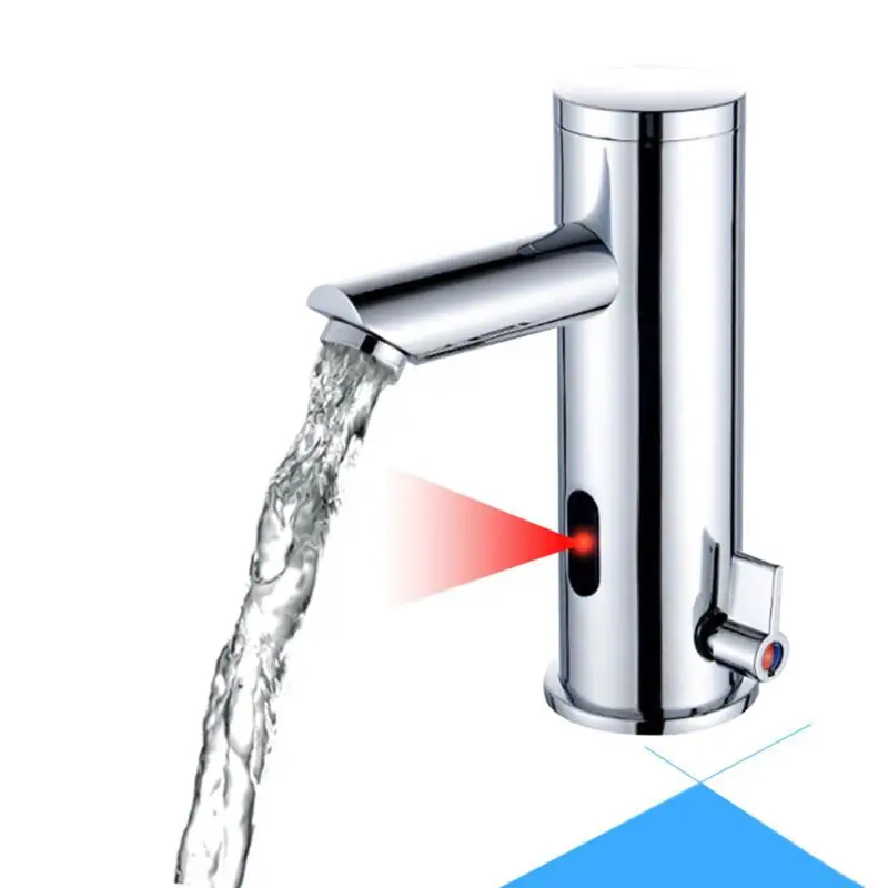 Smart Infrared Automatic Induction Faucet Hot Cold Water Mixer Metal Polished Water Tap for Home Sink Basin Bathroom
Smart Infrared Automatic Induction Faucet Hot Cold Water Mixer Metal Polished Water Tap for Home Sink Basin Bathroom