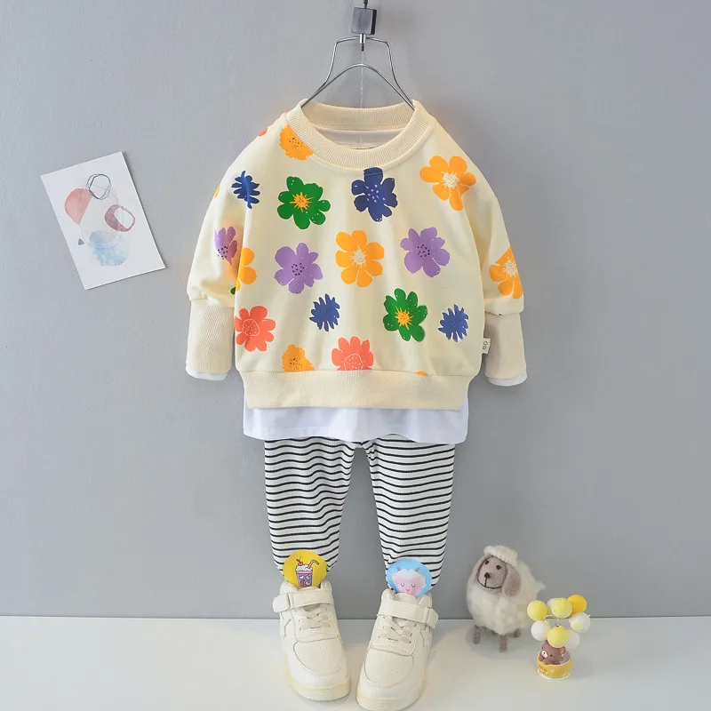 2021 NEW Baby T-shirt Pants 2Pcs Suits Toddler Tracksuits Children Girls Flowers Style Clothing Sets Kids Toddler 0-5 Years
2021 NEW Baby T-shirt Pants 2Pcs Suits Toddler Tracksuits Children Girls Flowers Style Clothing Sets Kids Toddler 0-5 Years