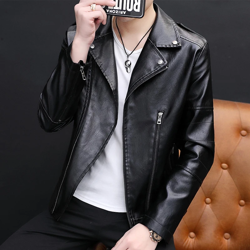 Fashion Mens Motorcycle Jacket 2021 Spring Autumn Men's Leather Jackets Casual PU Jacket Bomber Coat Mens Chaqueta de hombre
Fashion Mens Motorcycle Jacket 2021 Spring Autumn Men's Leather Jackets Casual PU Jacket Bomber Coat Mens Chaqueta de hombre