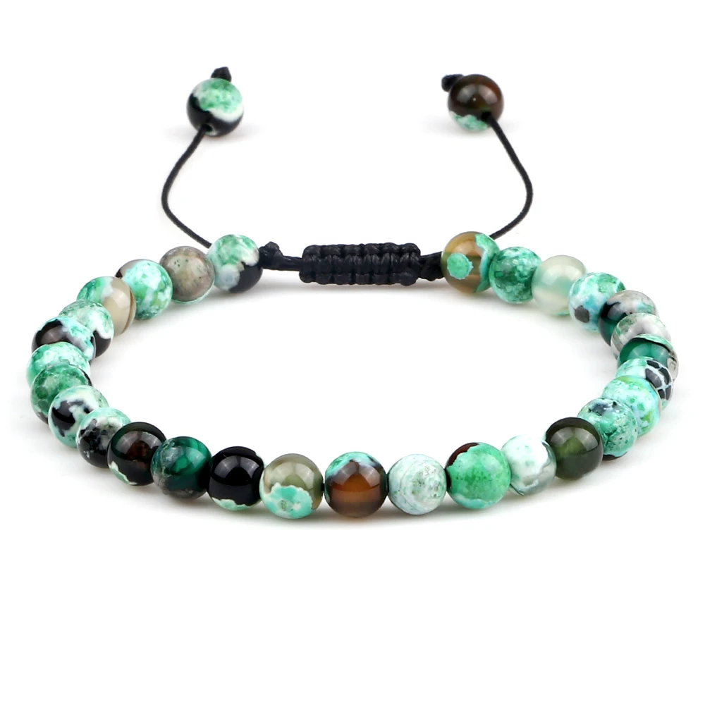 Women Multicolor Natural Fire Agates Stone Beads Bracelets Men Shiny Onyx Braid Adjustable Bracelets Fashion Yoga Energy Jewelry
Women Multicolor Natural Fire Agates Stone Beads Bracelets Men Shiny Onyx Braid Adjustable Bracelets Fashion Yoga Energy Jewelry