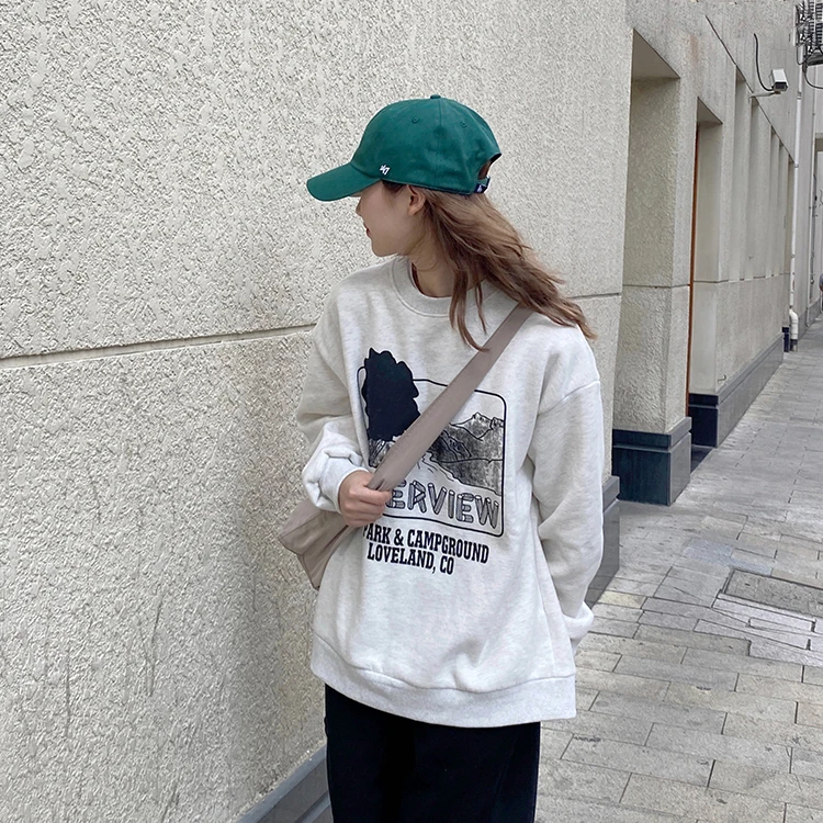 autumn winter 2020 korean style Women grey Sweatshirts Long Sleeve letter print thick Sweatshirt Womens pullovers (F4129)
autumn winter 2020 korean style Women grey Sweatshirts Long Sleeve letter print thick Sweatshirt Womens pullovers (F4129)