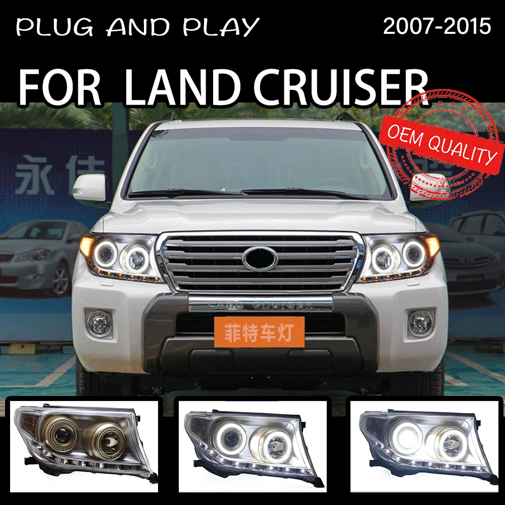 Headlight For Toyota Land Cruiser 2016-2019 Car LED DRL Hella 5 Xenon Lens Hid H7 Car LC200 Accessories
Headlight For Toyota Land Cruiser 2016-2019 Car LED DRL Hella 5 Xenon Lens Hid H7 Car LC200 Accessories