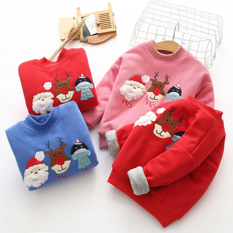 Sell Kids Christmas Clothing Children's Santa Claus Printed Tops Baby Boys' Thick Winter Sweatsuit Baby Girls's Cartoon Hoodies
Sell Kids Christmas Clothing Children's Santa Claus Printed Tops Baby Boys' Thick Winter Sweatsuit Baby Girls's Cartoon Hoodies