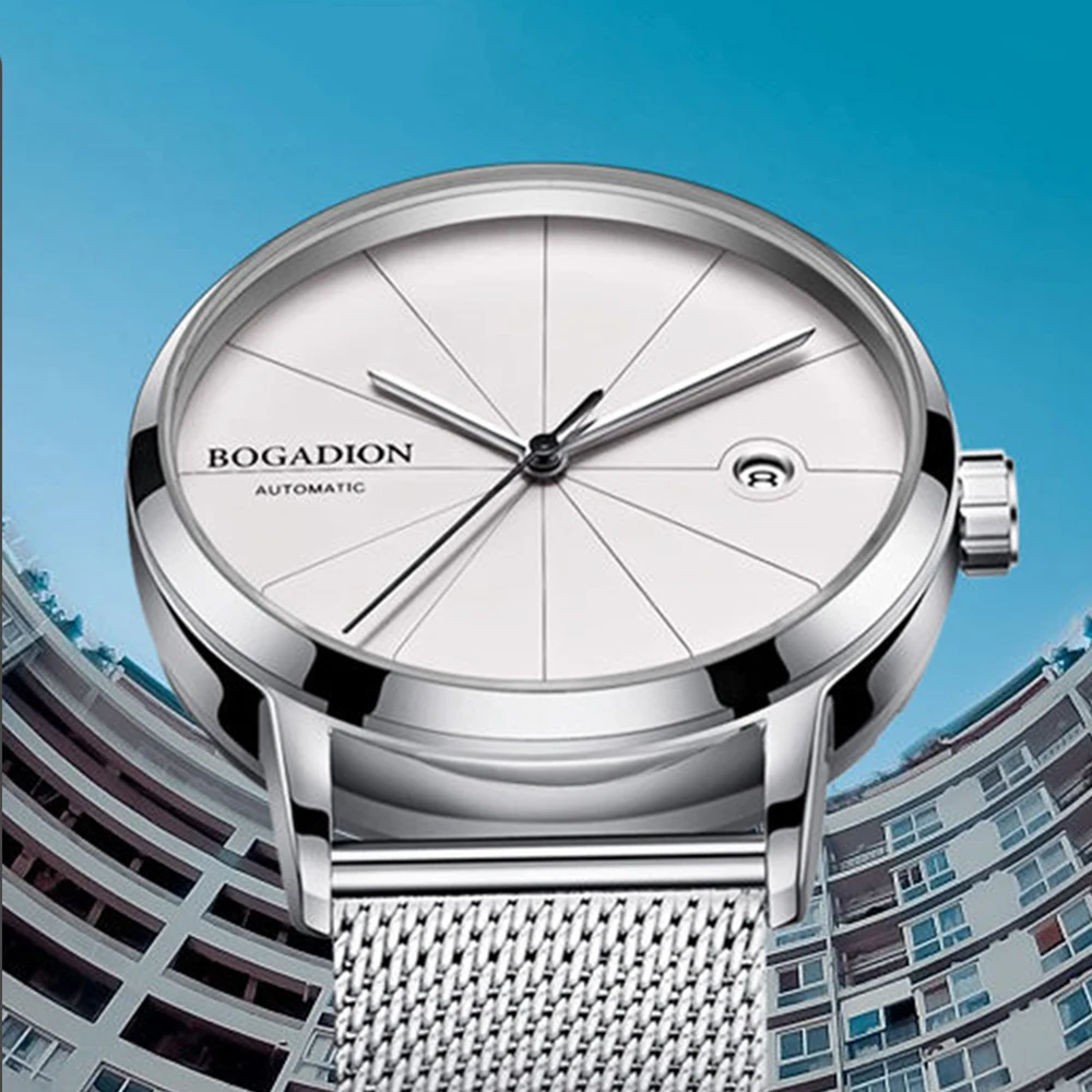 Luxury Men's Mechanical Watch Fashion Automatic Watch Men 40mm Stainless Steel Calendar Waterproof Wristwatch Reloj Para Hombre
Luxury Men's Mechanical Watch Fashion Automatic Watch Men 40mm Stainless Steel Calendar Waterproof Wristwatch Reloj Para Hombre