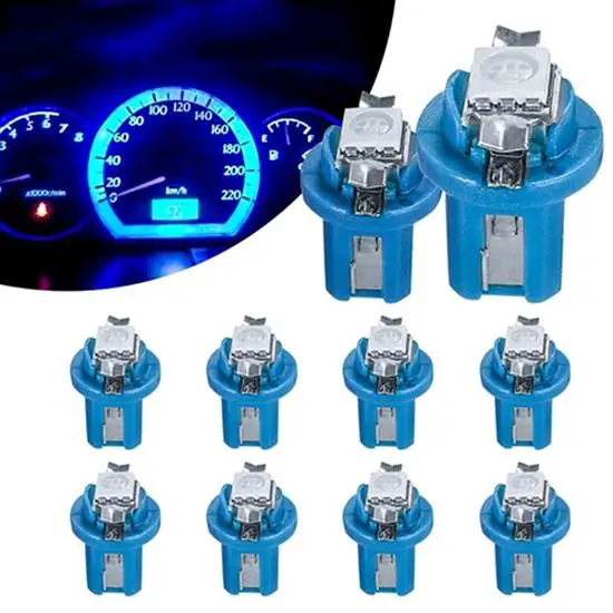 10x B8 5D Gauge LED Car Dashboard Bulbs Width Lamp Panel Light Indicator Lamp DC 12V
10x B8 5D Gauge LED Car Dashboard Bulbs Width Lamp Panel Light Indicator Lamp DC 12V