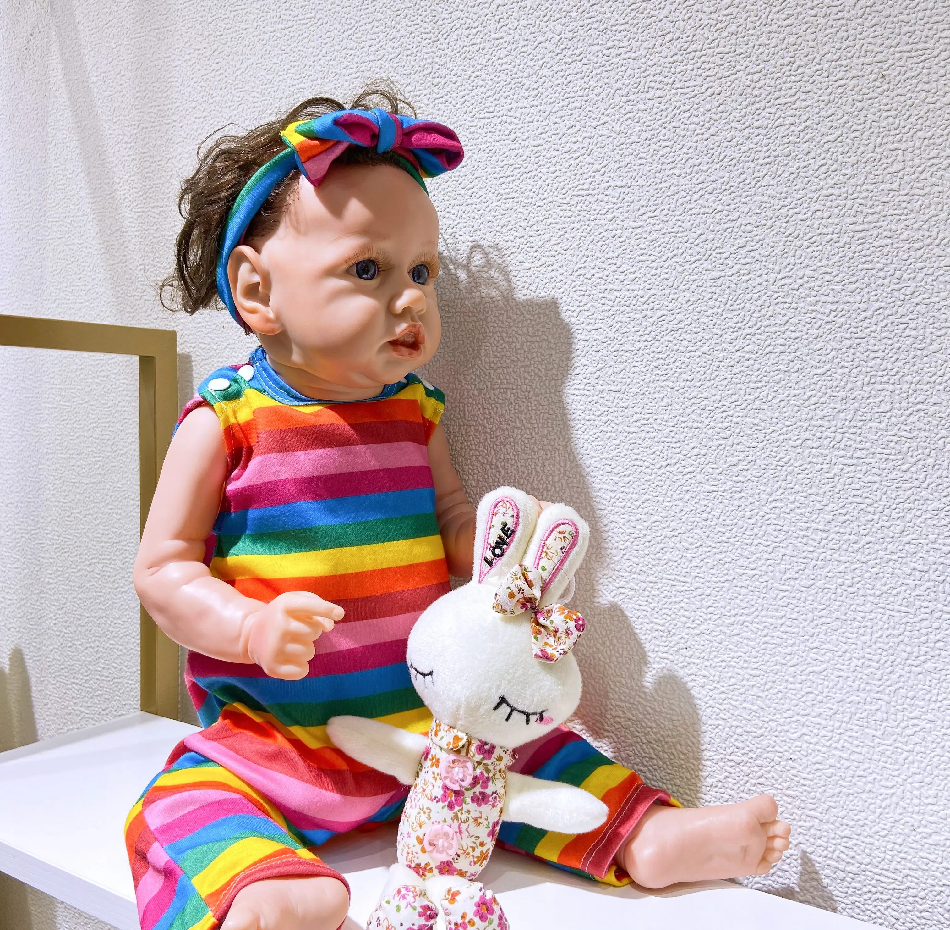 Simulation 48cm Reborn baby Soft Silicone Baby Silicone Dolls Reborn Handmade Toy Toddler For Kids boneca que nada na piscina
Simulation 48cm Reborn baby Soft Silicone Baby Silicone Dolls Reborn Handmade Toy Toddler For Kids boneca que nada na piscina