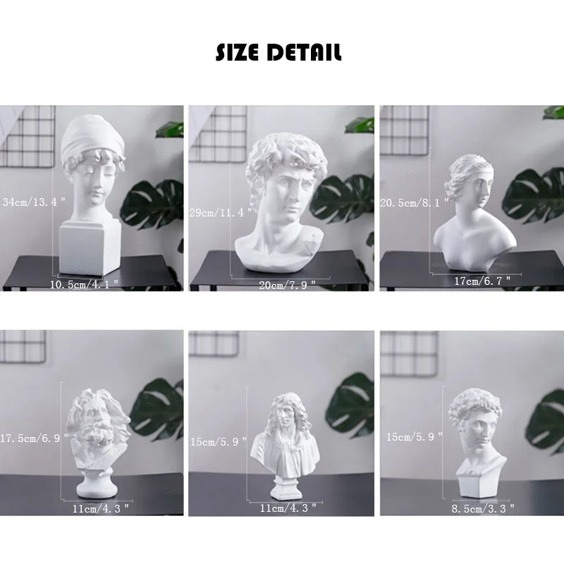 Creative Greek Character Sketching Home Decoration Statue Resin Ornaments Simulation Venus Character Sculpture Desktop Crafts
Creative Greek Character Sketching Home Decoration Statue Resin Ornaments Simulation Venus Character Sculpture Desktop Crafts