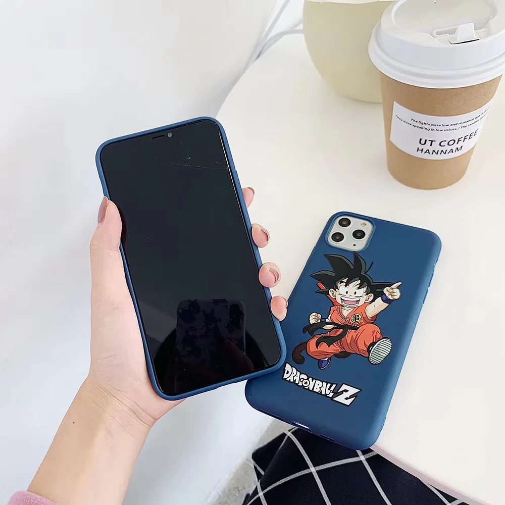 Синий чехол для iPhone 7 8 6 S Plus 11 Pro X XS Max XR Candy мягкий 11ProMax XSMax | Мобильные телефоны и