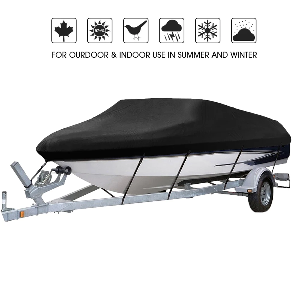 11ft - 22ft 210D Trailerable Boat Covers Waterproof Rain Proof Sunproof UV Protector Speedboat Boat Cover Fishing Ski D35
11ft - 22ft 210D Trailerable Boat Covers Waterproof Rain Proof Sunproof UV Protector Speedboat Boat Cover Fishing Ski D35