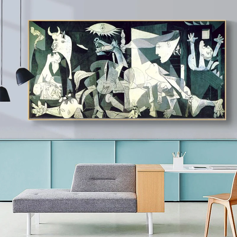Famous Art Picasso Guernica on Canvas Paintings Wall Art Posters and Prints Wall Art Pictures Cuadros for Living Room Home Decor
Famous Art Picasso Guernica on Canvas Paintings Wall Art Posters and Prints Wall Art Pictures Cuadros for Living Room Home Decor