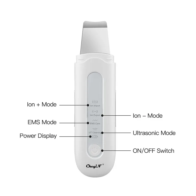CkeyiN Electric Blackhead Remover Microdermabrasion Pore Vacuum Acne Extractor + EMS Ion Ultrasonic Skin Scrubber Spatula 50
CkeyiN Electric Blackhead Remover Microdermabrasion Pore Vacuum Acne Extractor + EMS Ion Ultrasonic Skin Scrubber Spatula 50
