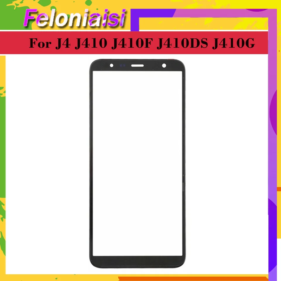 10 шт./лот Touchscreeen для Samsung Galaxy J4 Core J410 J410F J410DS J410G переднее внешнее стекло сенсорный