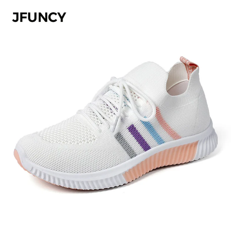 JFUNCY 2021 Women Vulcanized Shoes Spring Autumn Mesh Casual Lace-Up Walking Flats Ladies Fashion All-Match Women's Sneakers
JFUNCY 2021 Women Vulcanized Shoes Spring Autumn Mesh Casual Lace-Up Walking Flats Ladies Fashion All-Match Women's Sneakers