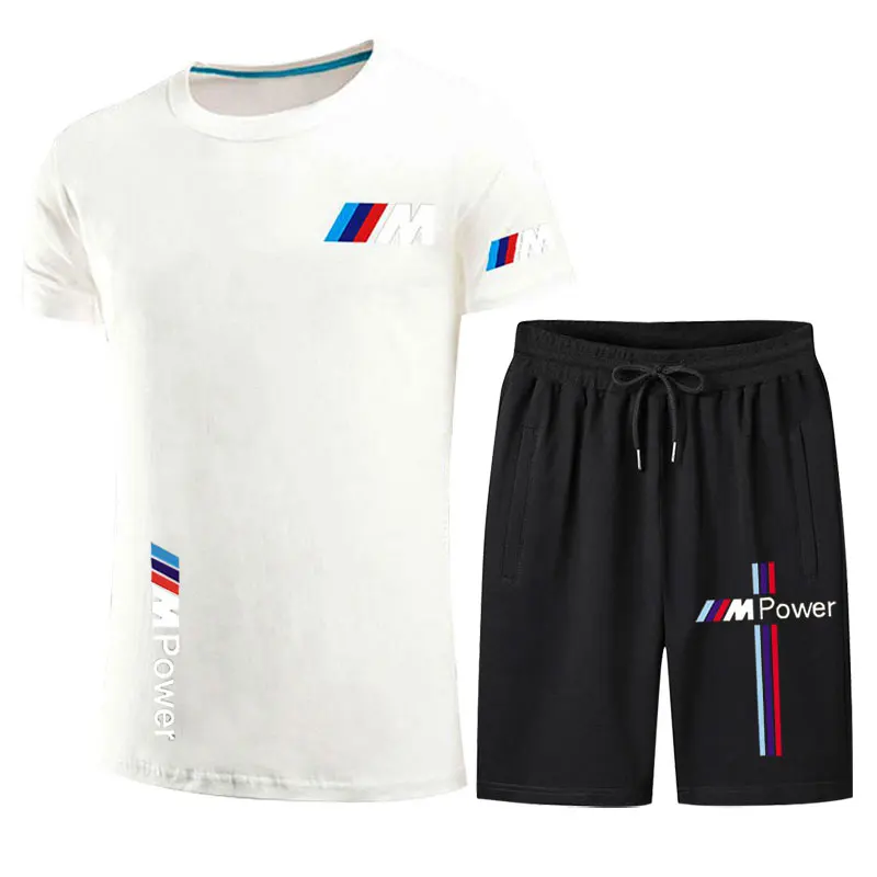 2021 Summer Men's BMW Short Sleeve Customized Pure Color Printed T-shirt Comfortable Casual Top Fashion T-shirt + Pants 2 Set
2021 Summer Men's BMW Short Sleeve Customized Pure Color Printed T-shirt Comfortable Casual Top Fashion T-shirt + Pants 2 Set