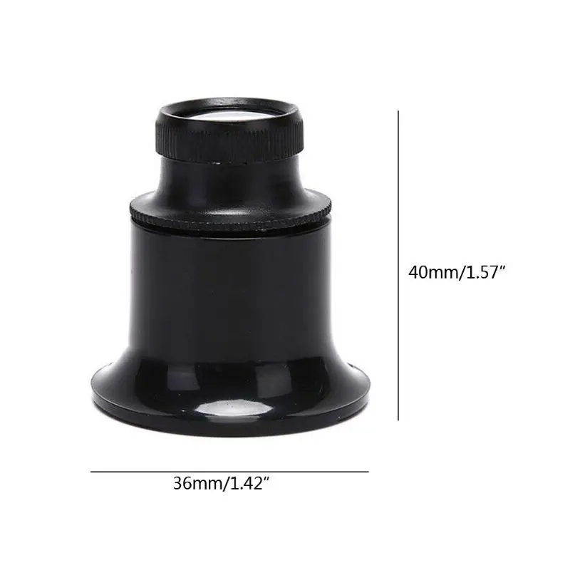 20X Jewelers Eye Loupe Loop Magnifier Magnifying Glass for Watchmakers Repair Eye Loupe Glass Jewelry Tools 
20X Jewelers Eye Loupe Loop Magnifier Magnifying Glass for Watchmakers Repair Eye Loupe Glass Jewelry Tools