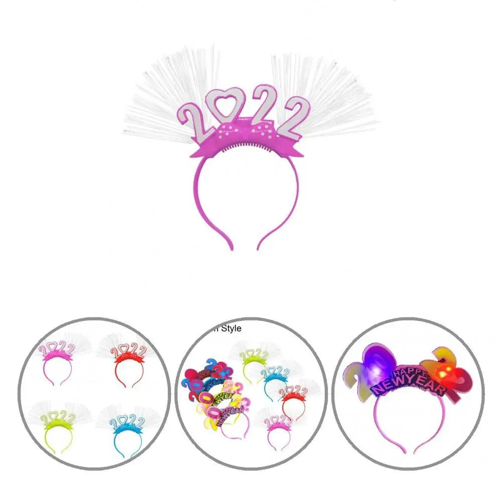 Reusable Fashionable Hoop Design Light-Up Headband Electronic Component New Years Eve Headband Eye-catching for Party
Reusable Fashionable Hoop Design Light-Up Headband Electronic Component New Years Eve Headband Eye-catching for Party