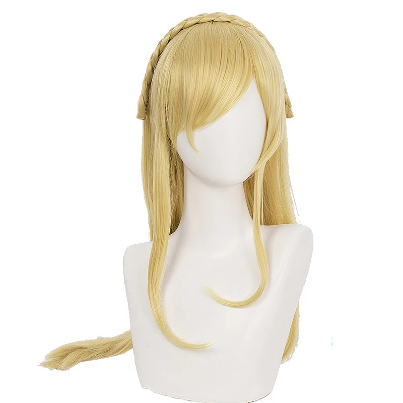 Super Danganronpa 2: Sayonara Zetsubou Gakuen Sonia Nevermind Cosplay Wig Blond Braid Style Long Straight Hair Wigs + Wig Cap 
Super Danganronpa 2: Sayonara Zetsubou Gakuen Sonia Nevermind Cosplay Wig Blond Braid Style Long Straight Hair Wigs + Wig Cap