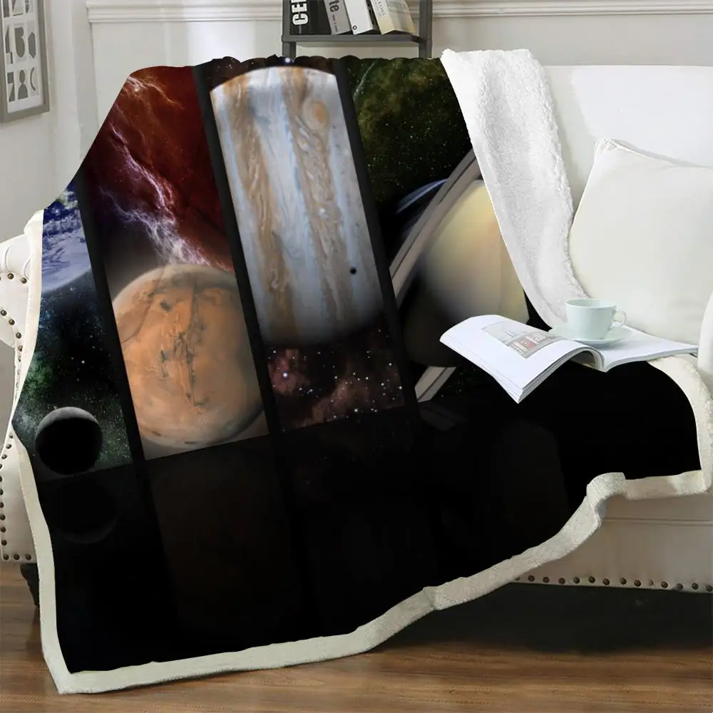 NKNK Space Blanket Universe Bedspread For Bed Earth Bedding Throw Moon Plush Throw Blanket Sherpa Blanket Animal High Quality
NKNK Space Blanket Universe Bedspread For Bed Earth Bedding Throw Moon Plush Throw Blanket Sherpa Blanket Animal High Quality