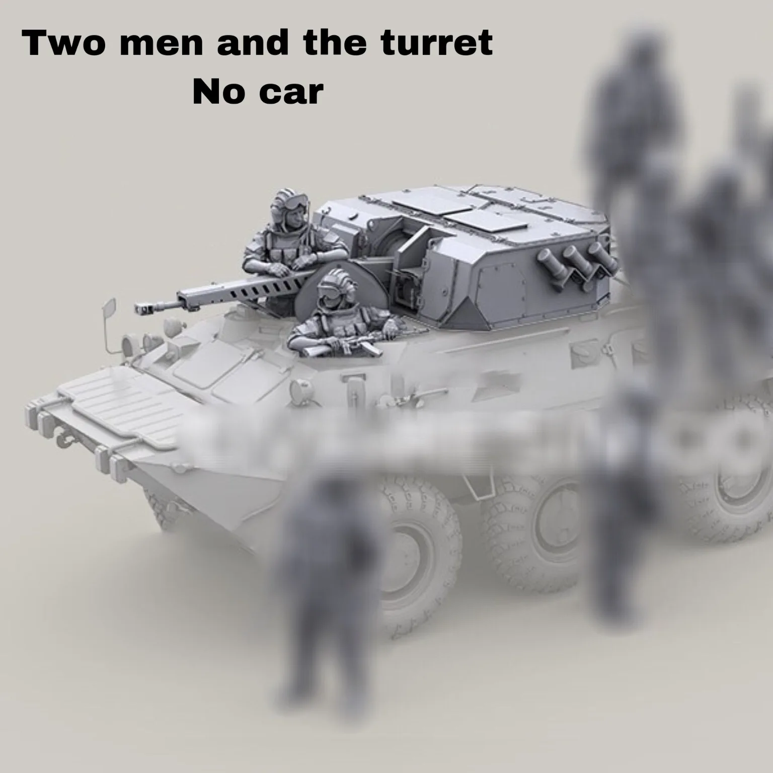 1/35 Resin Model Figure GK,Two men and the turret , No car , Unassembled and unpainted kit
1/35 Resin Model Figure GK,Two men and the turret , No car , Unassembled and unpainted kit