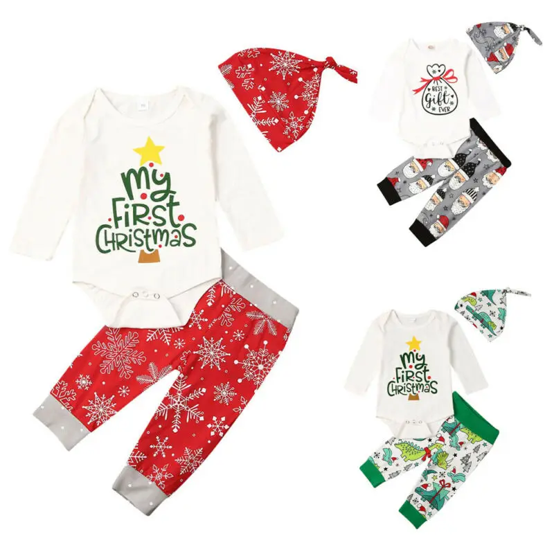 Baby 3Pcs Christmas Clothes Newborn Baby Boy Girls Xmas Clothing Set Bodysuit+Pants+Headband Infant Toddler Kids Boys Outfit
Baby 3Pcs Christmas Clothes Newborn Baby Boy Girls Xmas Clothing Set Bodysuit+Pants+Headband Infant Toddler Kids Boys Outfit
