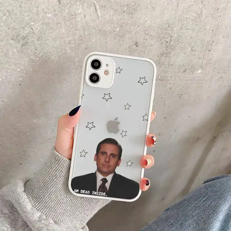 Michael Scott The Office Phone Case Matte Transparent for iPhone 11 12 7 8 s mini pro X XS XR MAX Plus funda
Michael Scott The Office Phone Case Matte Transparent for iPhone 11 12 7 8 s mini pro X XS XR MAX Plus funda