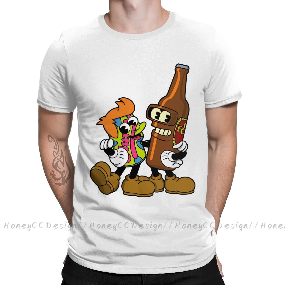 Модная мужская одежда Cuphead Slurmhead и His Pal Bendman пуловер Футболка летняя рубашка с круглым вырезом и коротким рукавом
Модная мужская одежда Cuphead Slurmhead и His Pal Bendman пуловер Футболка летняя рубашка с круглым вырезом и коротким рукавом