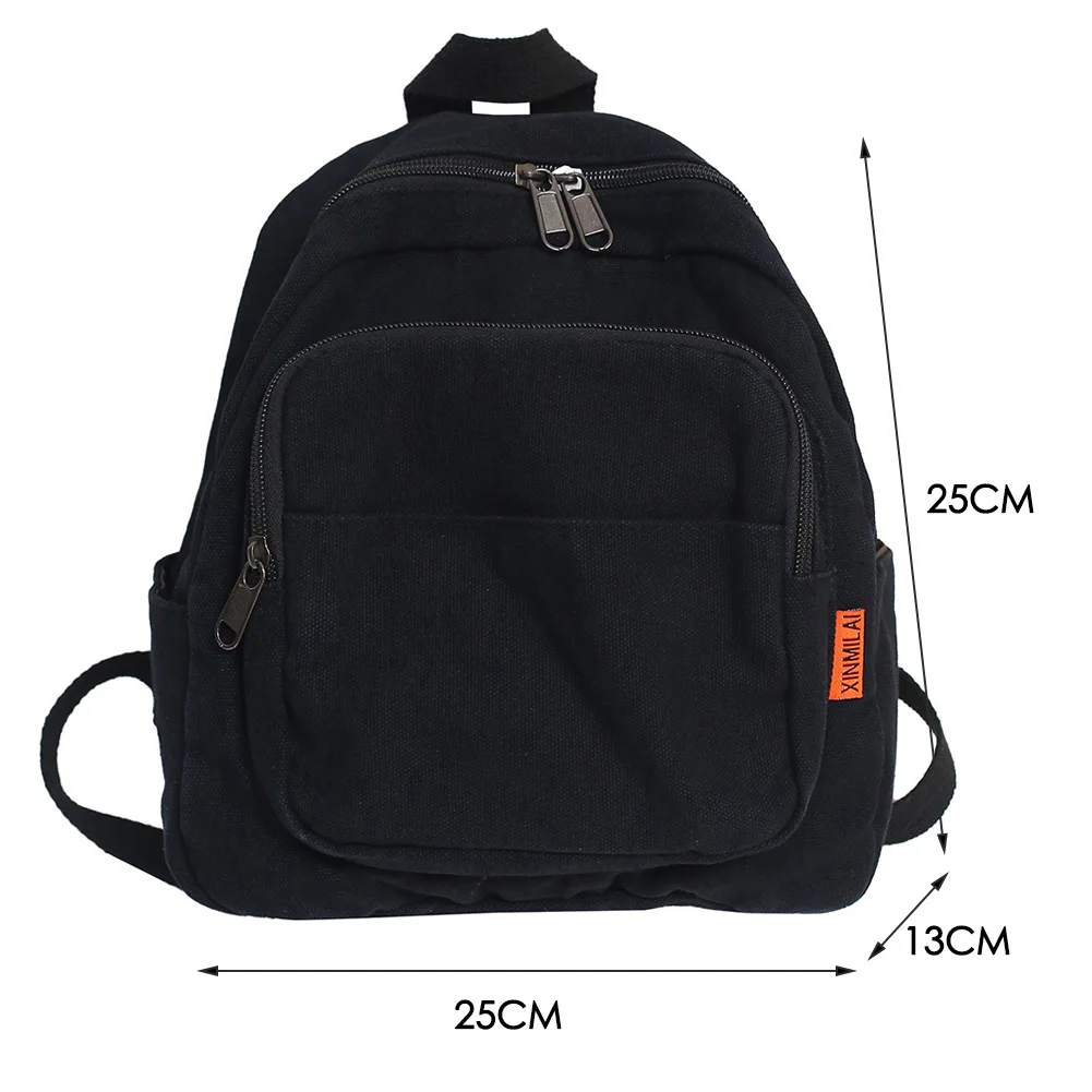 Women Canvas Backpack Solid Color Boys Girls School Book Bag Female Multi-Pockets Travel Bag Large Capacity Knapsacks mochila
Women Canvas Backpack Solid Color Boys Girls School Book Bag Female Multi-Pockets Travel Bag Large Capacity Knapsacks mochila