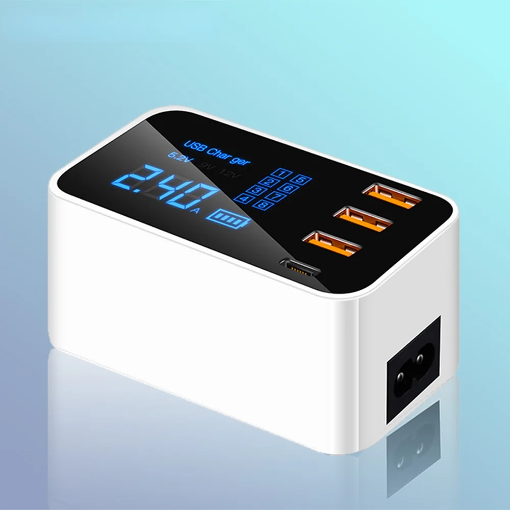 Зарядная станция Asometech с 3 USB-портами и 1 Type-C для устройств iPhone/Android, 20 Вт
Зарядная станция Asometech с 3 USB-портами и 1 Type-C для устройств iPhone/Android, 20 Вт