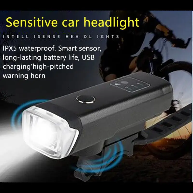 LED Bicycle Headlights USB Rechargeable MTB Bike Front Back Lamp Touch Night Cycling Light-sensitive Flashlight IPX4 Waterproof
LED Bicycle Headlights USB Rechargeable MTB Bike Front Back Lamp Touch Night Cycling Light-sensitive Flashlight IPX4 Waterproof