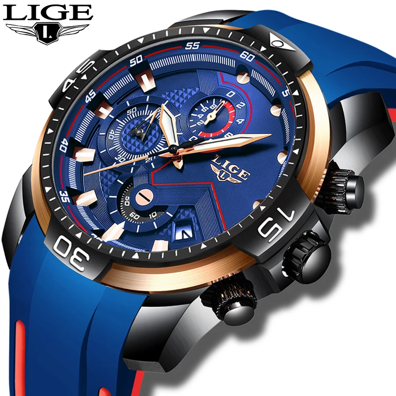 Relogio Masculino 2022 LIGE Fashion Watches Mens Top Luxury Brand Mens Business Silicone Military Waterproof Date Dial Big Watch
Relogio Masculino 2022 LIGE Fashion Watches Mens Top Luxury Brand Mens Business Silicone Military Waterproof Date Dial Big Watch
