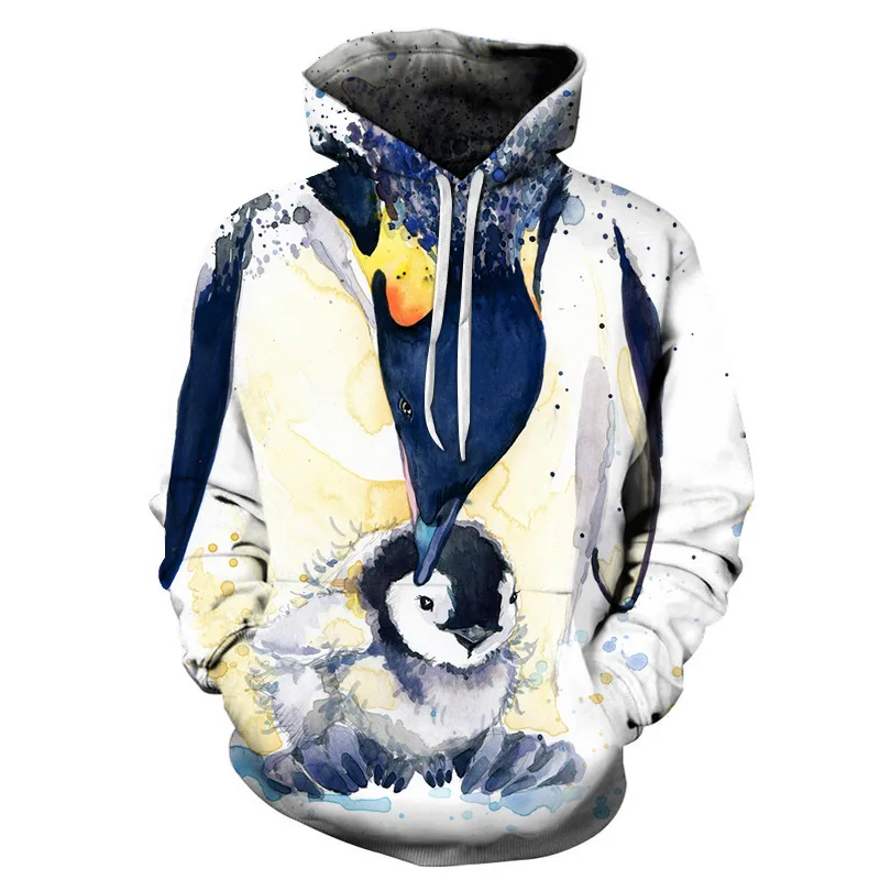 Early Spring New Thin Sweater Pullover Series 3D Animal Print Hoodies Sheep Penguin Bird Color Oversize Me And Women Sweatshirts
Early Spring New Thin Sweater Pullover Series 3D Animal Print Hoodies Sheep Penguin Bird Color Oversize Me And Women Sweatshirts