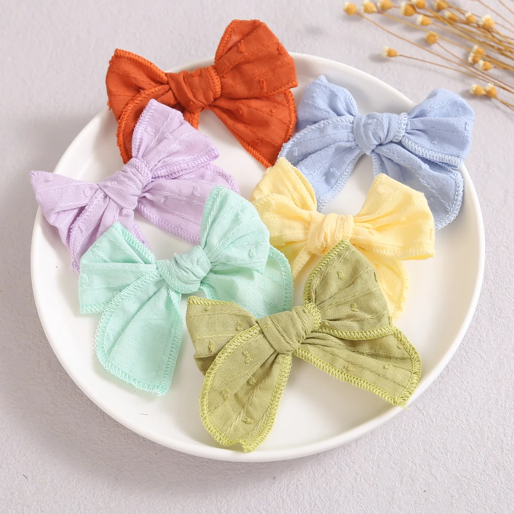 Baby Bowknot Hair Clips for Girls Cotton Color Bow Barrettes Sweet Fashion Hair Accessories Hair Clips For Kid Headdress
Baby Bowknot Hair Clips for Girls Cotton Color Bow Barrettes Sweet Fashion Hair Accessories Hair Clips For Kid Headdress