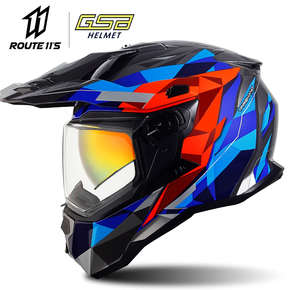 GSB Motorcycle Helmet 4 Seasons Full Face Motocross Helmet Moto Helmet Cross Downhill Moto Off-Road Helmet Men Women Casco Moto
GSB Motorcycle Helmet 4 Seasons Full Face Motocross Helmet Moto Helmet Cross Downhill Moto Off-Road Helmet Men Women Casco Moto