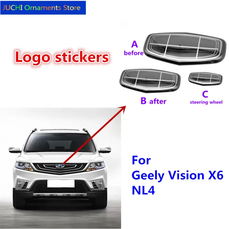 Car net sticker, bar sticker, steering wheel sticker, Wheel hub cover stick for Geely Emgrand X7 Sports,FC SUV,Vision X6,NL4
Car net sticker, bar sticker, steering wheel sticker, Wheel hub cover stick for Geely Emgrand X7 Sports,FC SUV,Vision X6,NL4