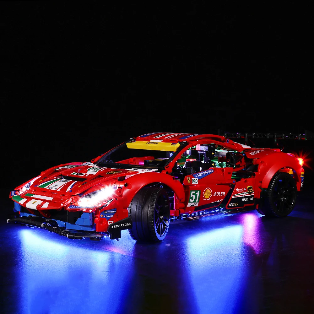 Light Set For Technical 488 GTE “AF Corse #51” 42125 Lighting Kit For Building Kit Racing Car(NOT include The Lego Set)
Light Set For Technical 488 GTE “AF Corse #51” 42125 Lighting Kit For Building Kit Racing Car(NOT include The Lego Set)
