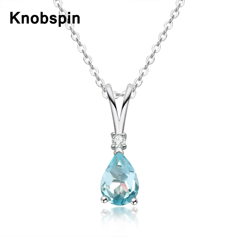 Knobspin 100% 925 Sterling Silver Pear Cutting 6X8mm Topaz / Citrine Pendant Necklace For Women Wedding Party Fine Jewelry Gift
Knobspin 100% 925 Sterling Silver Pear Cutting 6X8mm Topaz / Citrine Pendant Necklace For Women Wedding Party Fine Jewelry Gift