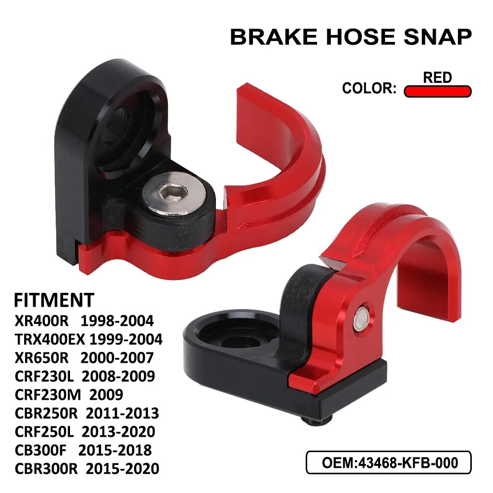 2pcs/set Motorcycle Rear Brake Line Hose Snap Clamp Motorbike Accessories For Honda CRF250L XR400R CB300F
2pcs/set Motorcycle Rear Brake Line Hose Snap Clamp Motorbike Accessories For Honda CRF250L XR400R CB300F